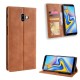 Flip Cover Samsung Galaxy J6 Plus Effet Cuir Vintage Stylisé Flip Cover Samsung Galaxy J6 Plus Effet Cuir Vintage Stylisé