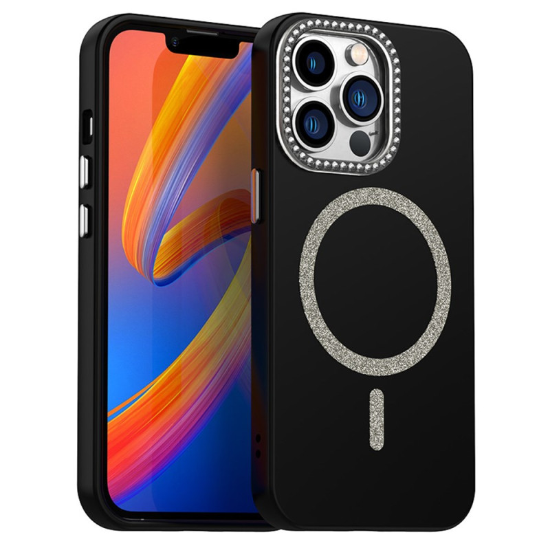 Coque iPhone 13 Pro MagSafe Cadre d'Objectif à Strass