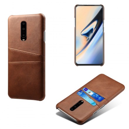 Coque OnePlus 7 Porte Cartes effet cuir