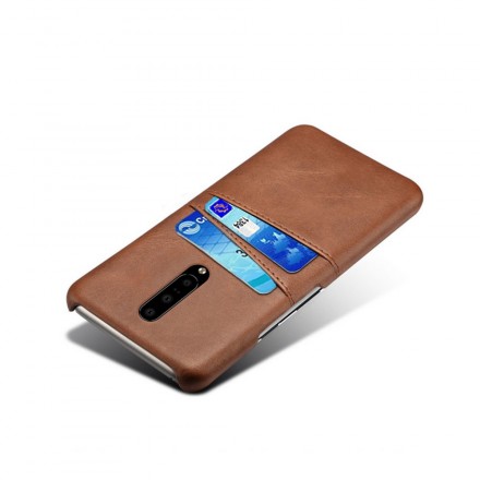 Coque OnePlus 7 Porte Cartes effet cuir