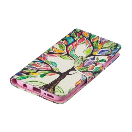 Housse Samsung Galaxy A40 Arbre Coloré Housse Samsung Galaxy A40 Arbre Coloré