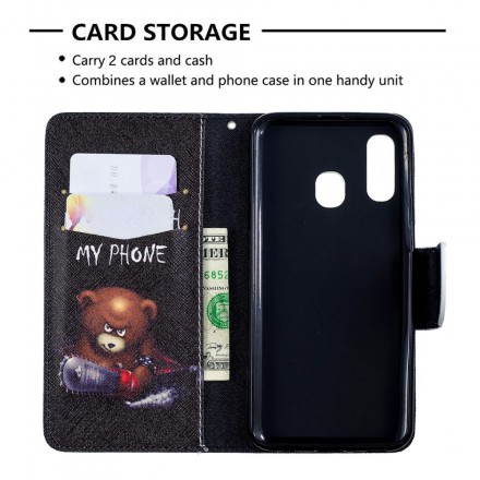 Housse Samsung Galaxy A40 Ours Dangereux Housse Samsung Galaxy A40 Ours Dangereux