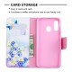 Housse Samsung Galaxy A40 Papillons et Fleurs Peint Housse Samsung Galaxy A40 Papillons et Fleurs Peint