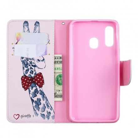 Housse Samsung Galaxy A40 Girafe Intello Housse Samsung Galaxy A40 Girafe Intello