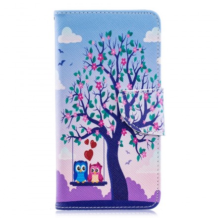 Housse Samsung Galaxy A40 Hiboux Sur La Balancoire Housse Samsung Galaxy A40 Hiboux Sur La Balancoire