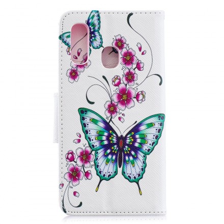 Housse Samsung Galaxy A40 Merveilleux Papillons Housse Samsung Galaxy A40 Merveilleux Papillons