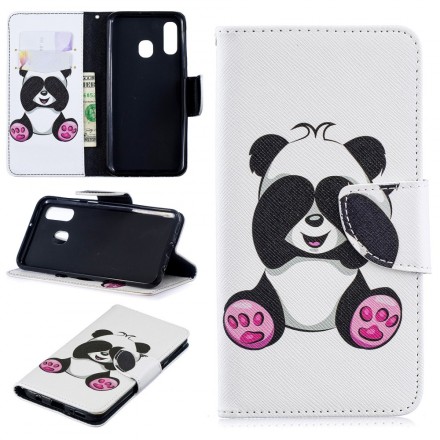 Housse Samsung Galaxy A40 Panda Fun Housse Samsung Galaxy A40 Panda Fun