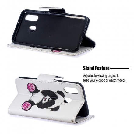 Housse Samsung Galaxy A40 Panda Fun Housse Samsung Galaxy A40 Panda Fun