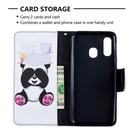 Housse Samsung Galaxy A40 Panda Fun Housse Samsung Galaxy A40 Panda Fun
