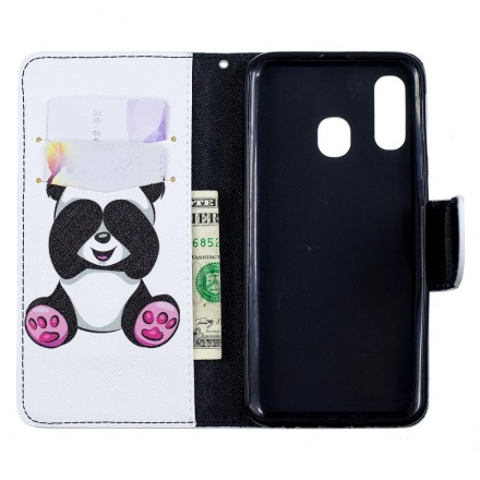 Housse Samsung Galaxy A40 Panda Fun Housse Samsung Galaxy A40 Panda Fun