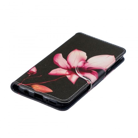 Housse Samsung Galaxy A40 Fleur Rose Housse Samsung Galaxy A40 Fleur Rose