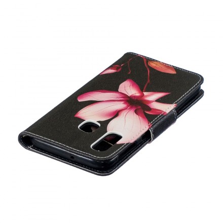 Housse Samsung Galaxy A40 Fleur Rose