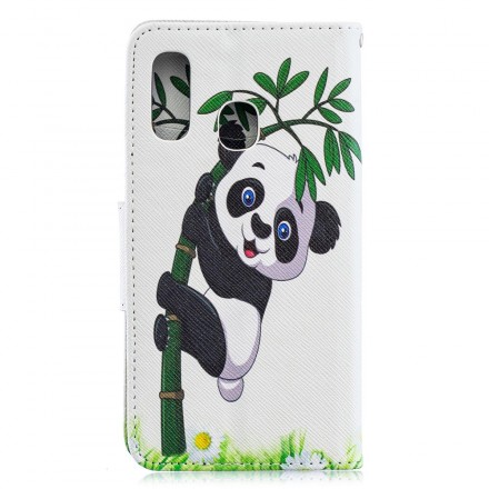Housse Samsung Galaxy A40 Panda Sur Le Bambou Housse Samsung Galaxy A40 Panda Sur Le Bambou