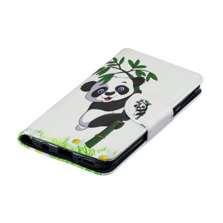 Housse Samsung Galaxy A40 Panda Sur Le Bambou Housse Samsung Galaxy A40 Panda Sur Le Bambou