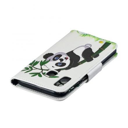 Housse Samsung Galaxy A40 Panda Sur Le Bambou Housse Samsung Galaxy A40 Panda Sur Le Bambou