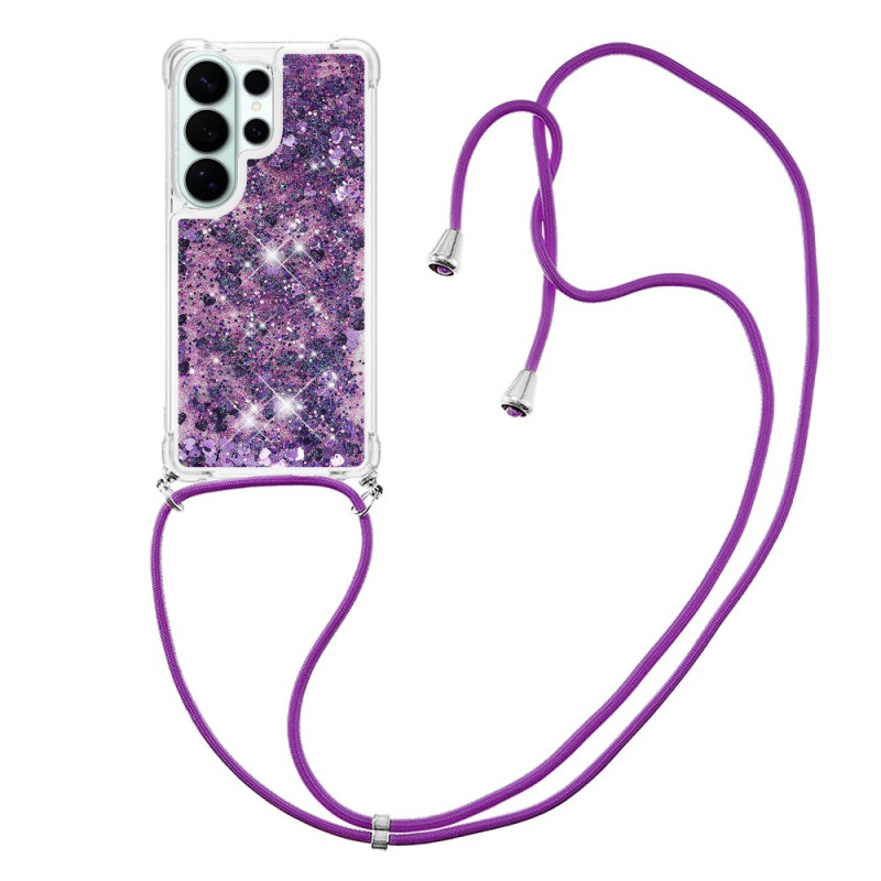 Coque à Cordon Samsung Galaxy S26 Ultra Paillettes