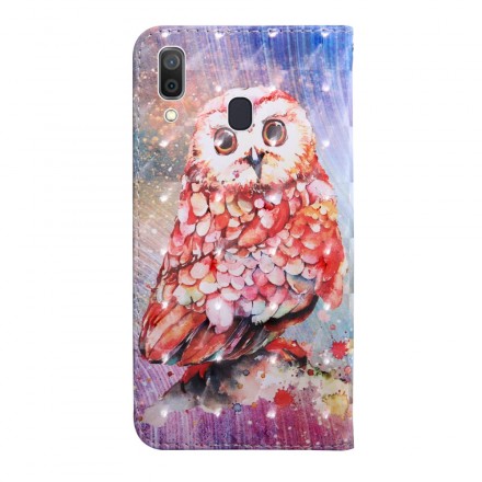 Housse Samsung Galaxy A40 Hibou le Peintre Housse Samsung Galaxy A40 Hibou le Peintre