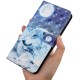 Housse Samsung Galaxy A40 Loup au Claire de Lune