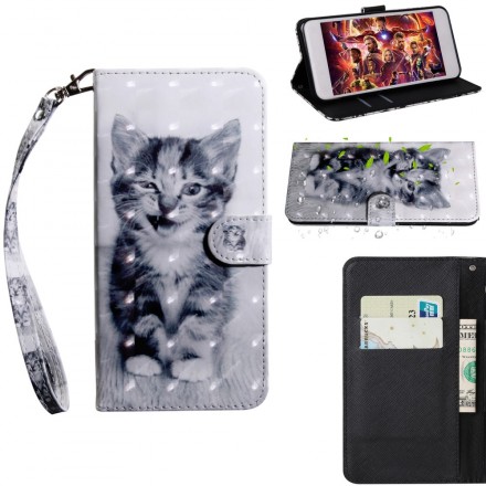 Housse Samsung Galaxy A40 Chat Noir et Blanc Housse Samsung Galaxy A40 Chat Noir et Blanc