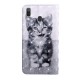 Housse Samsung Galaxy A40 Chat Noir et Blanc Housse Samsung Galaxy A40 Chat Noir et Blanc