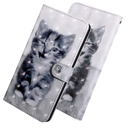 Housse Samsung Galaxy A40 Chat Noir et Blanc Housse Samsung Galaxy A40 Chat Noir et Blanc