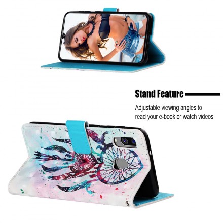 Housse Samsung Galaxy A40 Attrape Rêves Rouge Housse Samsung Galaxy A40 Attrape Rêves Rouge