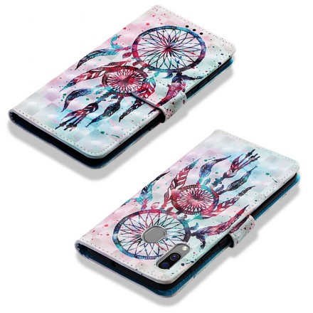 Housse Samsung Galaxy A40 Attrape Rêves Rouge Housse Samsung Galaxy A40 Attrape Rêves Rouge