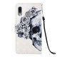 Housse Samsung Galaxy A40 Tête de Mort Fleurie Housse Samsung Galaxy A40 Tête de Mort Fleurie