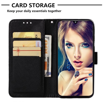 Housse Samsung Galaxy A40 Tête de Mort Fleurie Housse Samsung Galaxy A40 Tête de Mort Fleurie