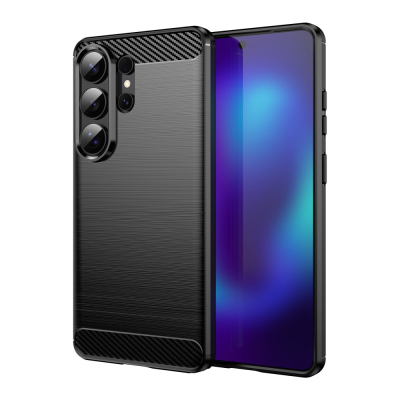 Coque Samsung Galaxy S26 Ultra Fibre Carbone Brossée