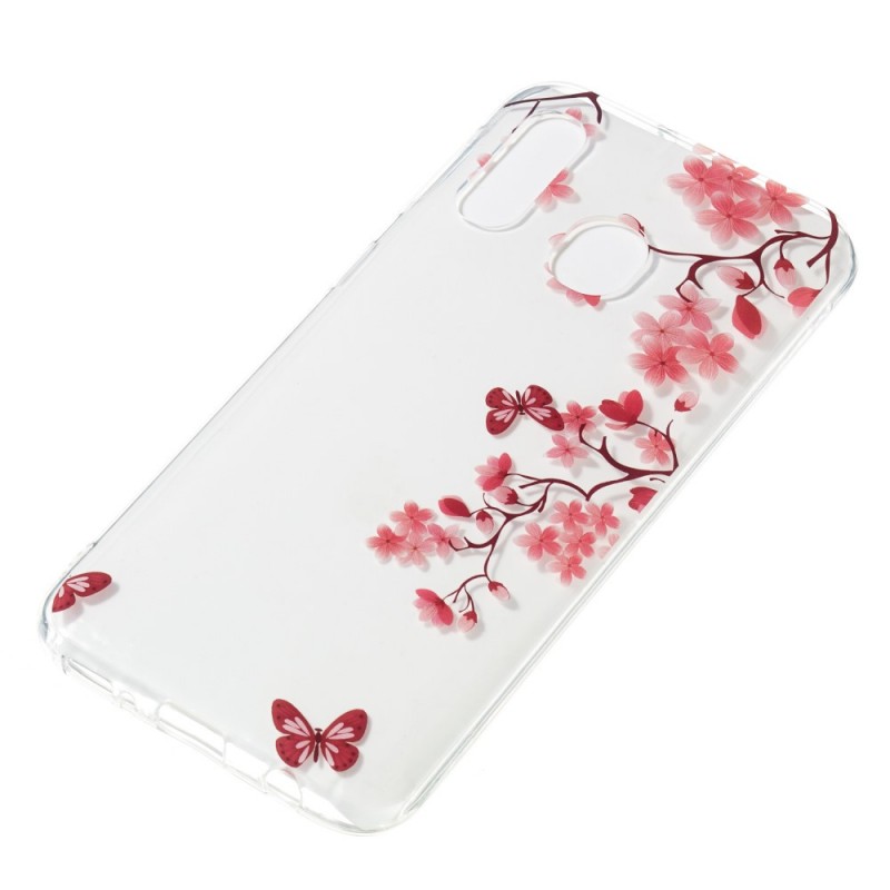 coque samsung a40 fleur de cerisier