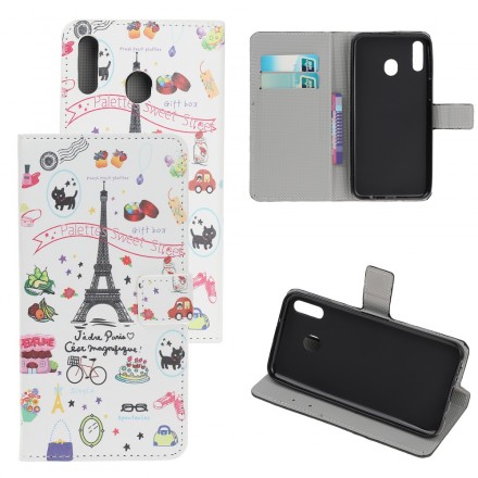 Housse Samsung Galaxy A40 J'adore Paris Housse Samsung Galaxy A40 J'adore Paris