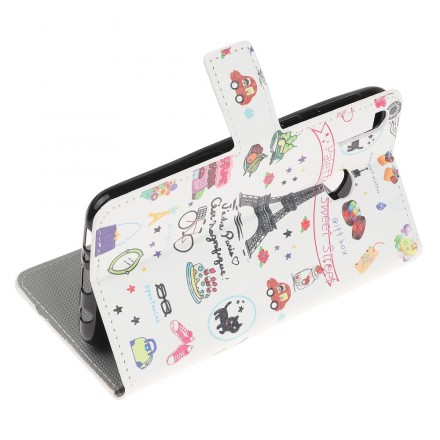 Housse Samsung Galaxy A40 J'adore Paris Housse Samsung Galaxy A40 J'adore Paris