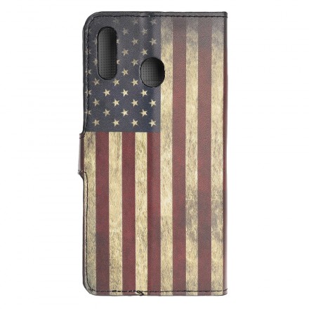 Housse Samsung Galaxy A40 Drapeau USA Housse Samsung Galaxy A40 Drapeau USA