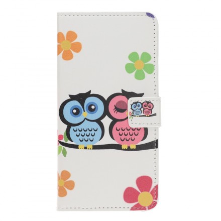 Housse Samsung Galaxy A40 Couple de Hiboux Housse Samsung Galaxy A40 Couple de Hiboux