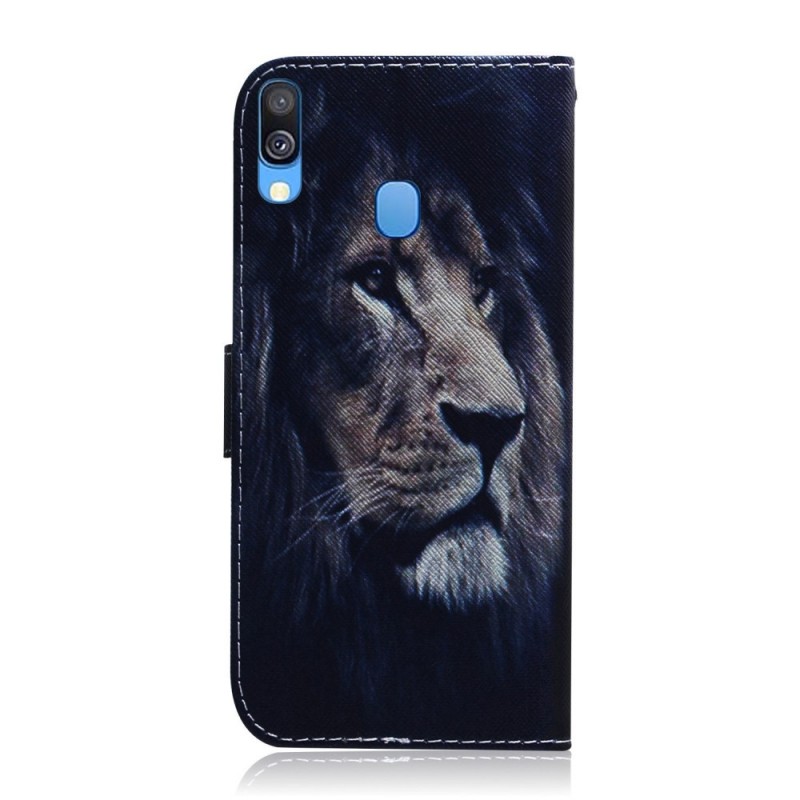 coque housse samsung galaxy a40 lion