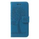 Housse Samsung Galaxy A40 Arbre et Hiboux à Lanière