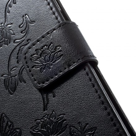 Housse Samsung Galaxy A40 Papillons et Fleurs à Lanière Housse Samsung Galaxy A40 Papillons et Fleurs à Lanière