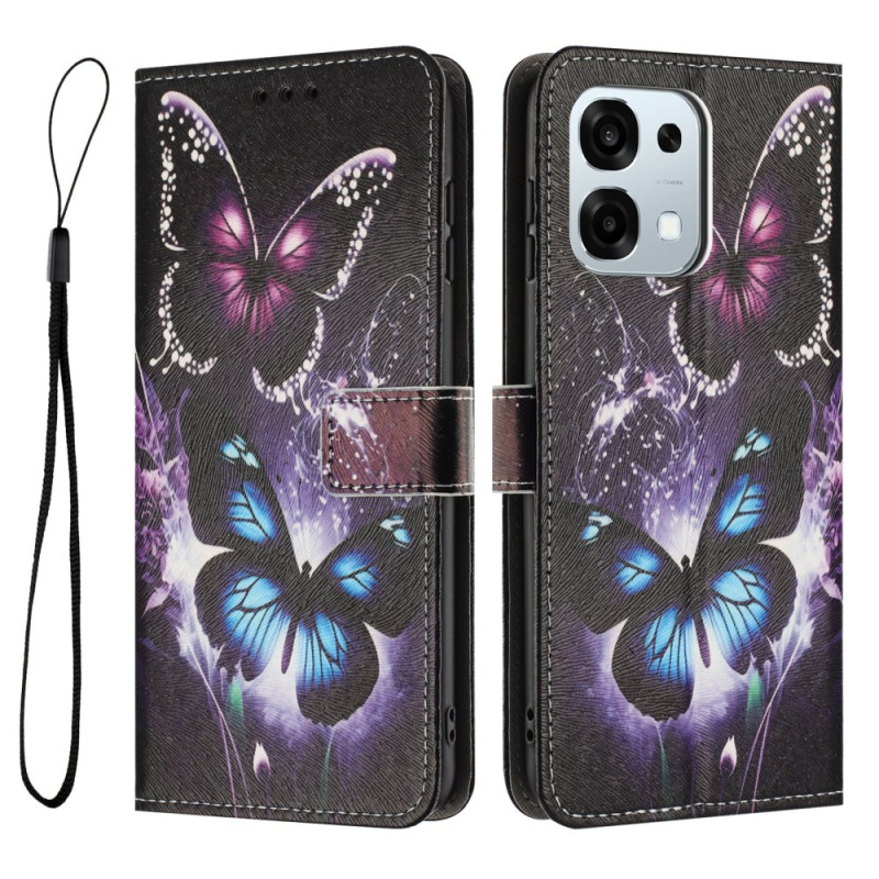 Housse Oppo A6 Pro 5G Deux Papillons