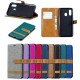 Housse Samsung Galaxy A40 Tissu et Effet Cuir à Lanière Housse Samsung Galaxy A40 Tissu et Effet Cuir à Lanière