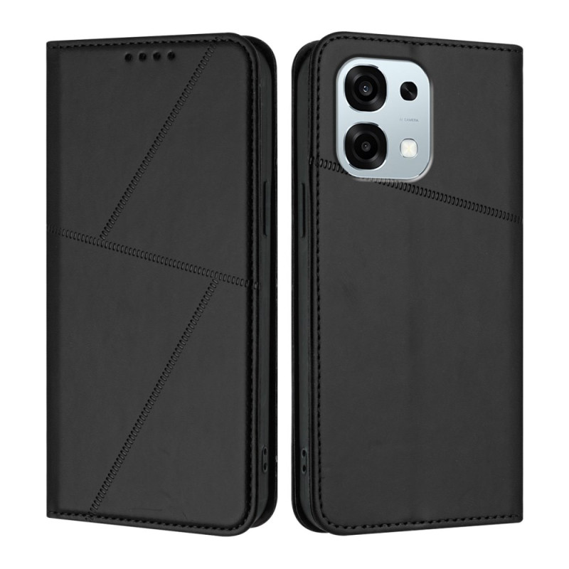 Flip Cover Oppo A6 Pro 5G Lignes