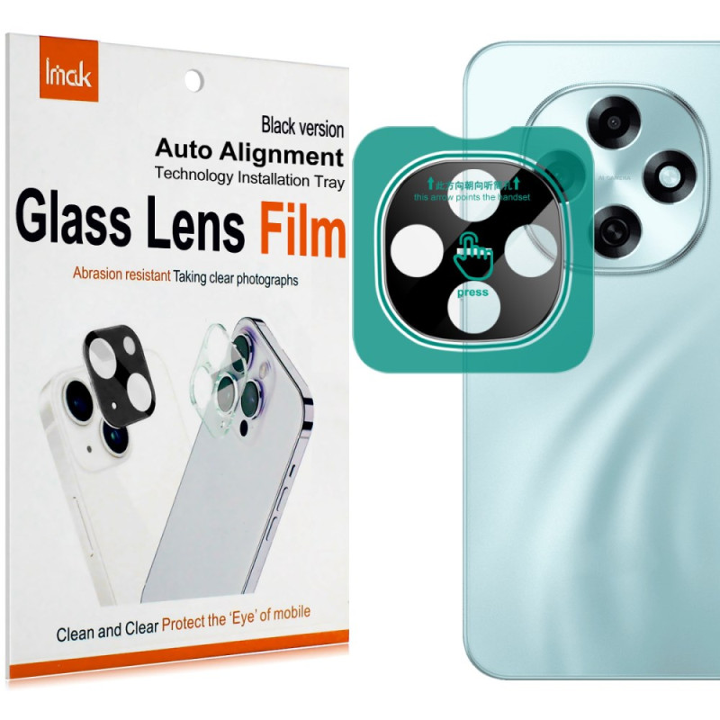 Lentille de Protection en Verre Trempé pour Oppo A6 Pro 5G avec Cadre de Positionnement Automatique