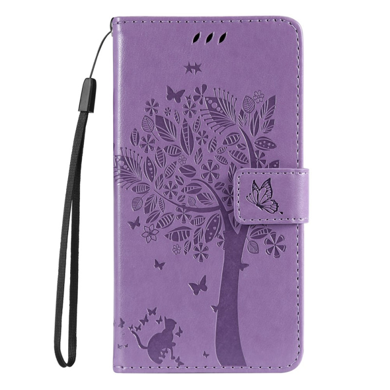 Housse Oppo A5 5G / 4G A80 5G Chat et Arbre