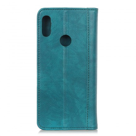 Flip Cover Samsung Galaxy A40 Version Cuir Fendu Flip Cover Samsung Galaxy A40 Version Cuir Fendu