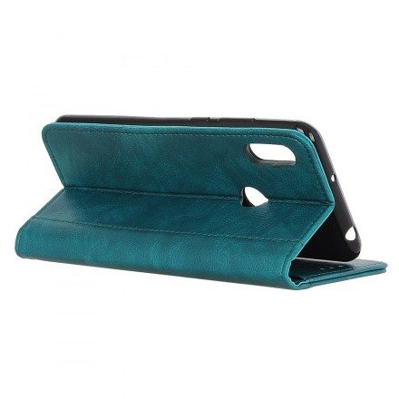 Flip Cover Samsung Galaxy A40 Version Cuir Fendu Flip Cover Samsung Galaxy A40 Version Cuir Fendu