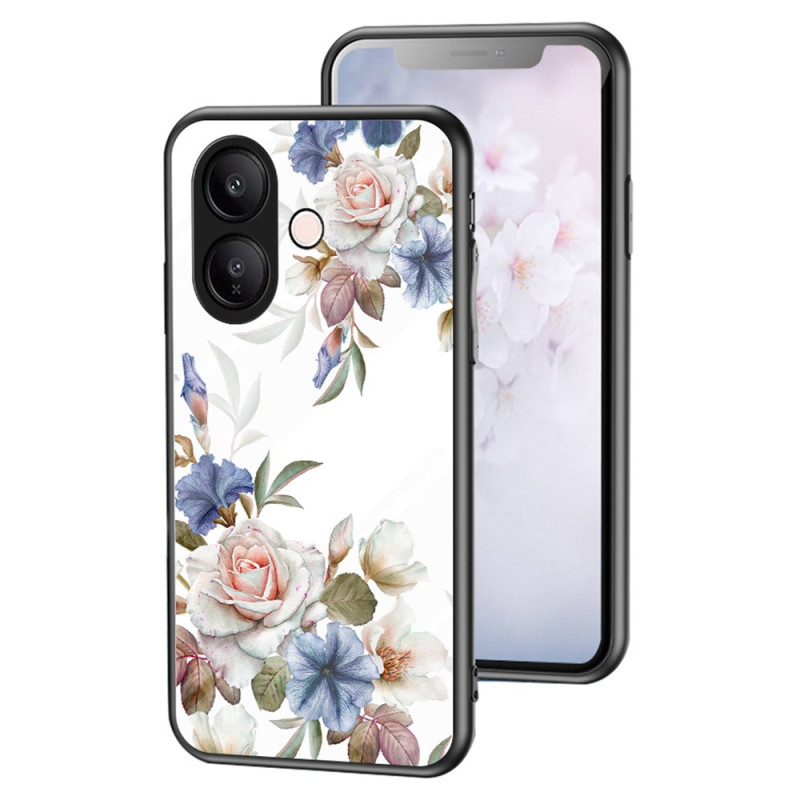 Coque Vivo V60 Lite Verre Trempé Florale