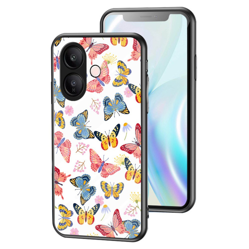 Coque Vivo V60 Lite Verre Trempé Papillons