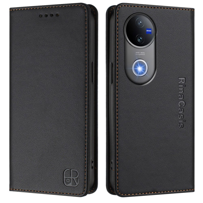 Flip Cover Vivo V50 5G Protection RFID et Support Ajustable