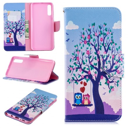Housse Samsung Galaxy A70 Hiboux Sur La Balancoire Housse Samsung Galaxy A70 Hiboux Sur La Balancoire