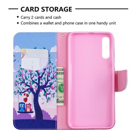 Housse Samsung Galaxy A70 Hiboux Sur La Balancoire Housse Samsung Galaxy A70 Hiboux Sur La Balancoire